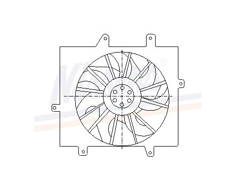 Fan, radiator 85289 Nissens, Image 7