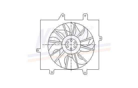Fan, radiator 85289 Nissens, Image 7