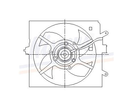 Fan, radiator 85298 Nissens, Image 3