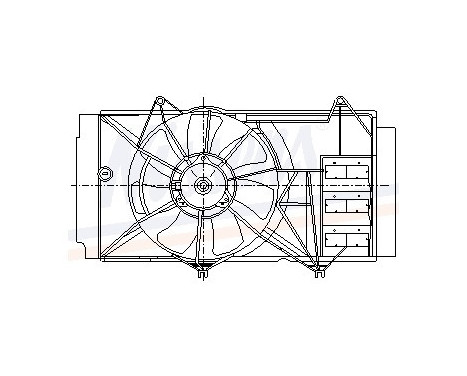Fan, radiator 85327 Nissens, Image 6