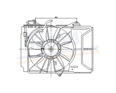 Fan, radiator 85328 Nissens, Image 6