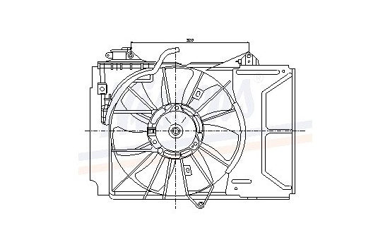Fan, radiator 85328 Nissens, Image 6