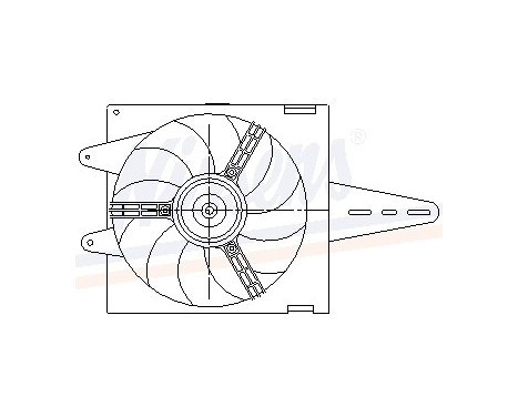 Fan, radiator 85341 Nissens, Image 6