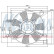 Fan, radiator 85347 Nissens, Thumbnail 2
