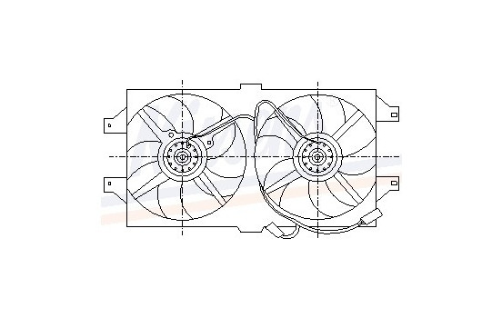 Fan, radiator 85386 Nissens, Image 5