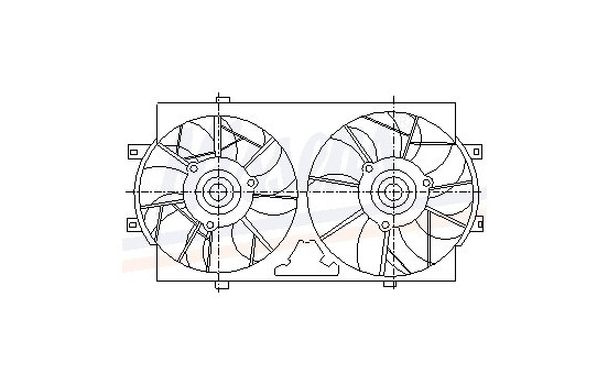 Fan, radiator 85388 Nissens, Image 7