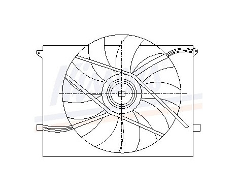 Fan, radiator 85401 Nissens, Image 5