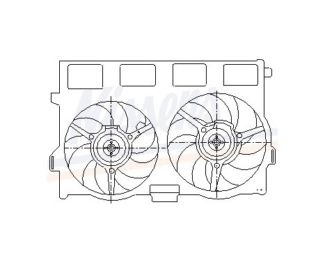 Fan, radiator 85440 Nissens