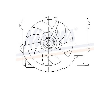 Fan, radiator 85444 Nissens, Image 6