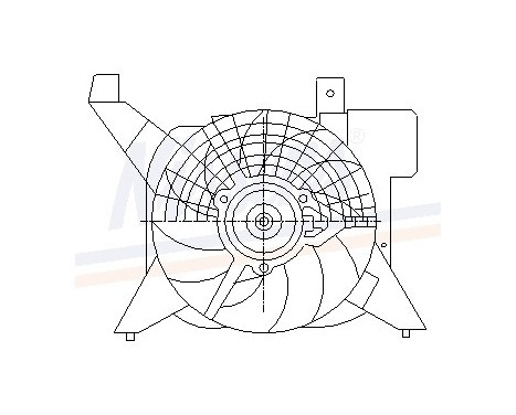 Fan, radiator 85476 Nissens, Image 6