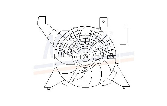 Fan, radiator 85476 Nissens