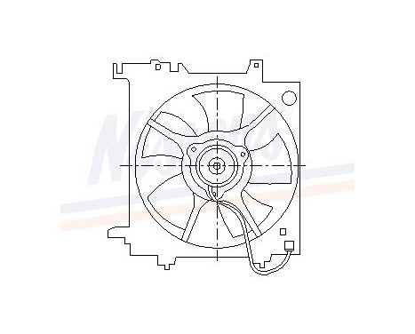 Fan, radiator 85493 Nissens, Image 6