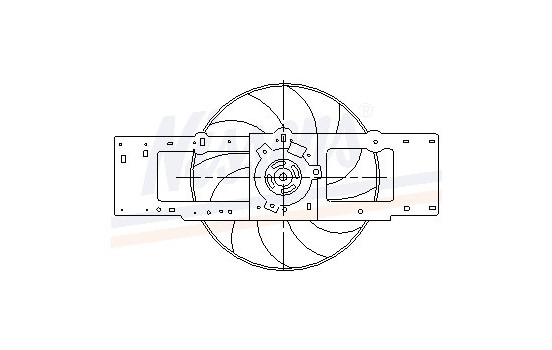 Fan, radiator 85499 Nissens, Image 6