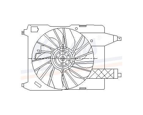 Fan, radiator 85515 Nissens, Image 6