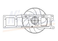 Fan, radiator 85518 Nissens