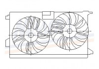 Fan, radiator 85523 Nissens