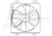 Fan, radiator 85530 Nissens