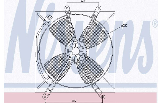 Fan, radiator 85533 Nissens, Image 6