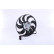 Fan, radiator 85541 Nissens