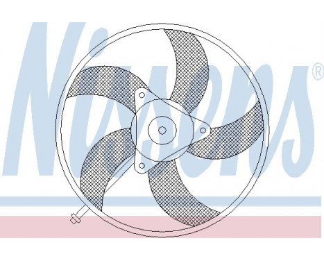 Fan, radiator 85545 Nissens, Image 6