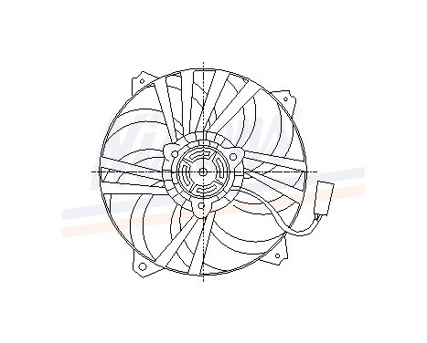 Fan, radiator 85561 Nissens, Image 7