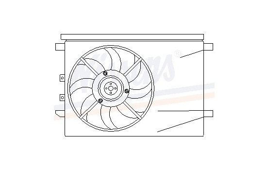Fan, radiator 85564 Nissens, Image 5
