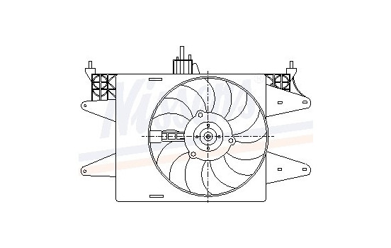 Fan, radiator 85572 Nissens, Image 6