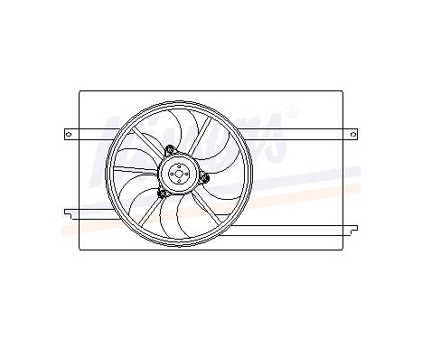 Fan, radiator 85593 Nissens, Image 6