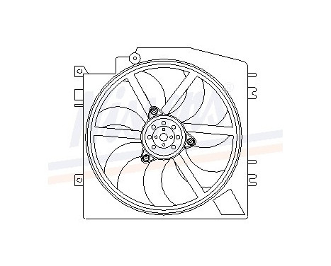 Fan, radiator 85598 Nissens, Image 6