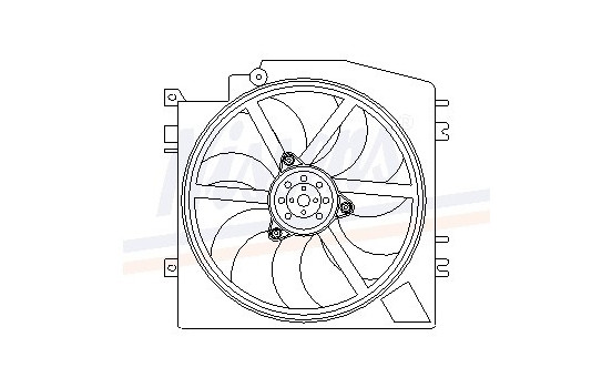 Fan, radiator 85598 Nissens, Image 6