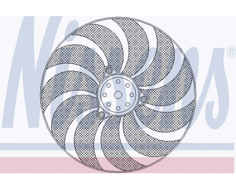 Fan, radiator 85619 Nissens, Image 5