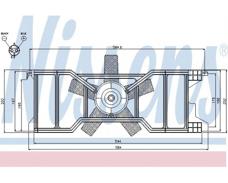 Fan, radiator 85630 Nissens, Image 6