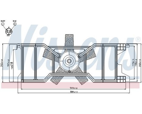 Fan, radiator 85630 Nissens, Image 7