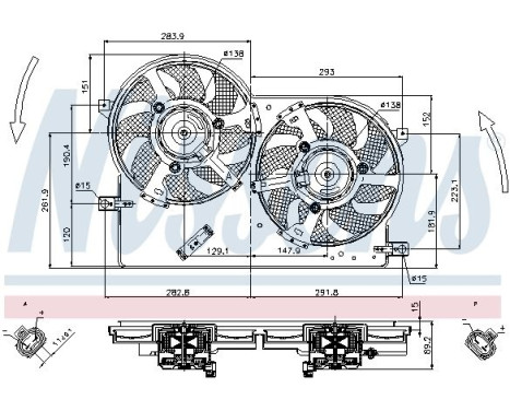 Fan, radiator 85696 Nissens, Image 6