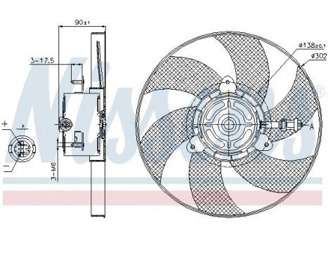 Fan, radiator 85719 Nissens, Image 6