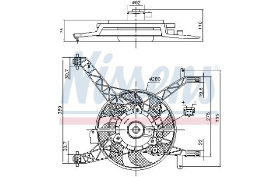 Fan, radiator 85751 Nissens, Image 6