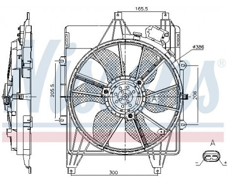 Fan, radiator 85882 Nissens, Image 6