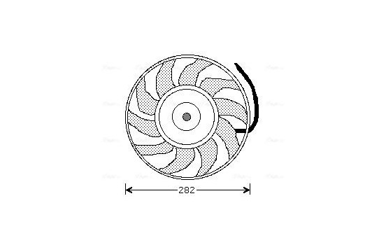 Fan, radiator AI7502 Ava Quality Cooling