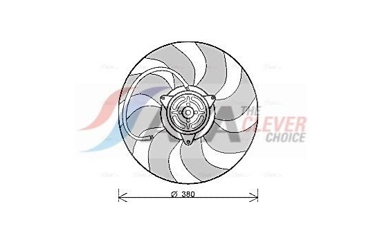 Fan, radiator AI7513 Ava Quality Cooling