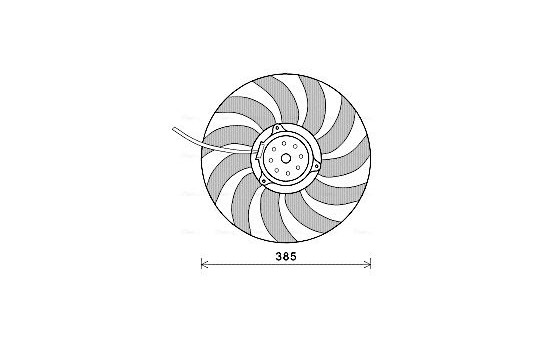 Fan, radiator AI7514 Ava Quality Cooling