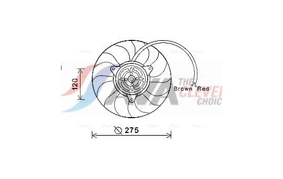 Fan, radiator AI7515 Ava Quality Cooling