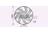 Fan, radiator AI7519 Ava Quality Cooling