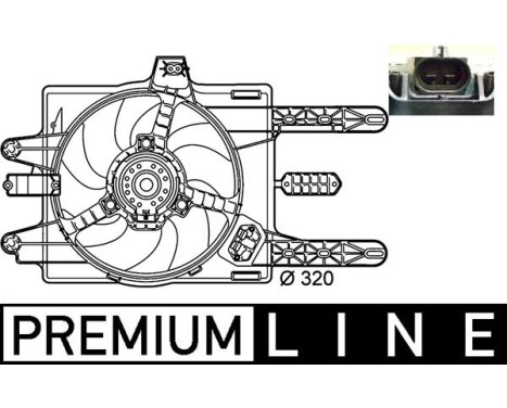 Fan, radiator BEHR *** PREMIUM LINE *** CFF 141 000P Mahle