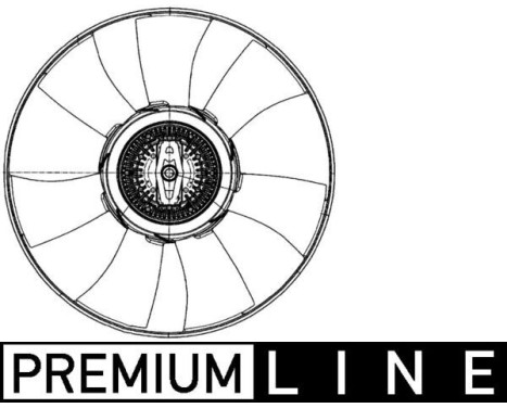 Fan, radiator BEHR *** PREMIUM LINE *** CFF 500 000P Mahle