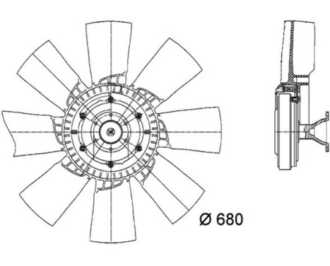 Fan, radiator BEHR *** PREMIUM LINE ***, Image 3