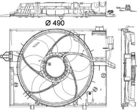 Fan, radiator BEHR *** PREMIUM LINE ***, Image 4