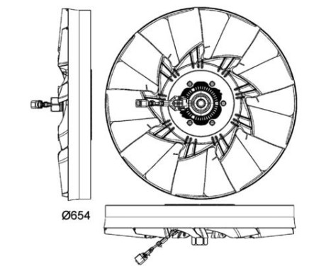 Fan, radiator BEHR *** PREMIUM LINE ***, Image 2