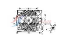 Fan, radiator BW7510 Ava Quality Cooling