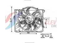 Fan, radiator BW7528 Ava Quality Cooling