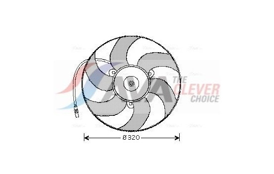 Fan, radiator CN7519 Ava Quality Cooling